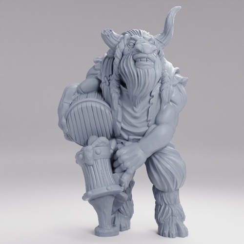 Picture of Minotaur Male Bartender