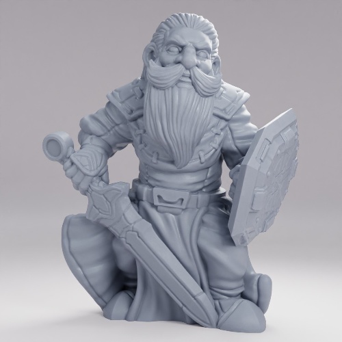 Picture of Paladin Dwarf Male