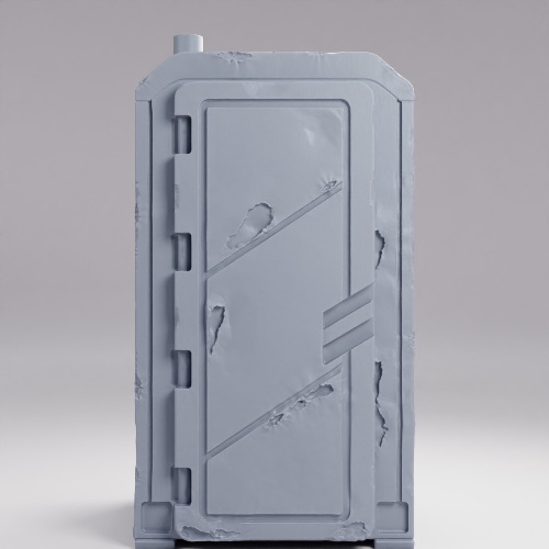 Picture of Portable Toilet Damaged