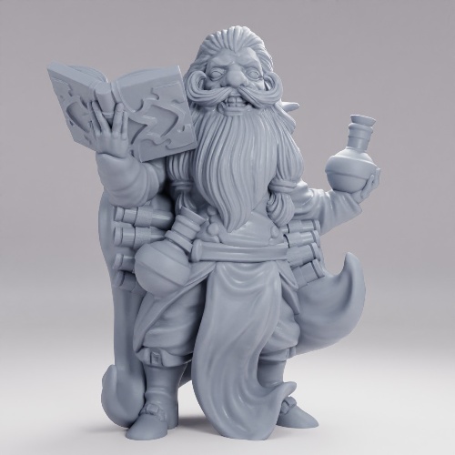 Picture of Sorcerer Dwarf Male