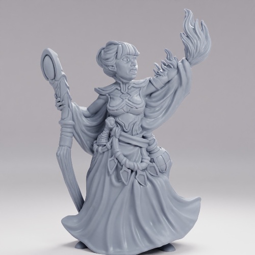 Picture of Wizard Female Half Elf