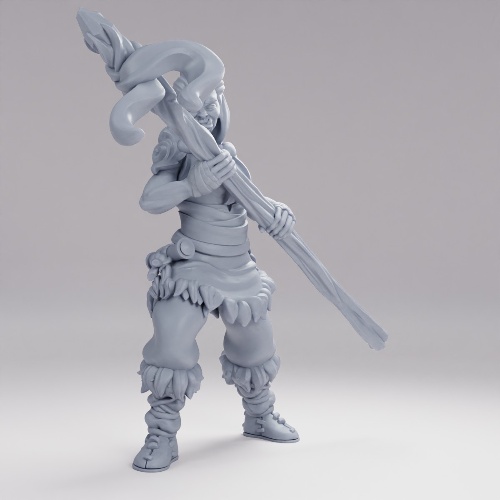 牙を持つ原始のシャーマン の画像