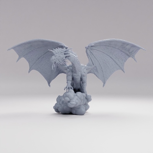 Picture of Adult Silver Dragon