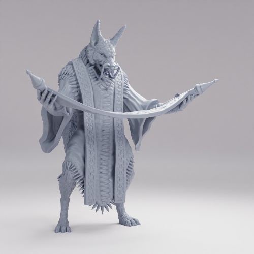 狐の大魔道士（巻物持ち） の画像