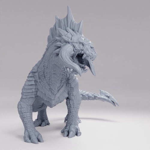 Picture of Black Guard Drake Angry