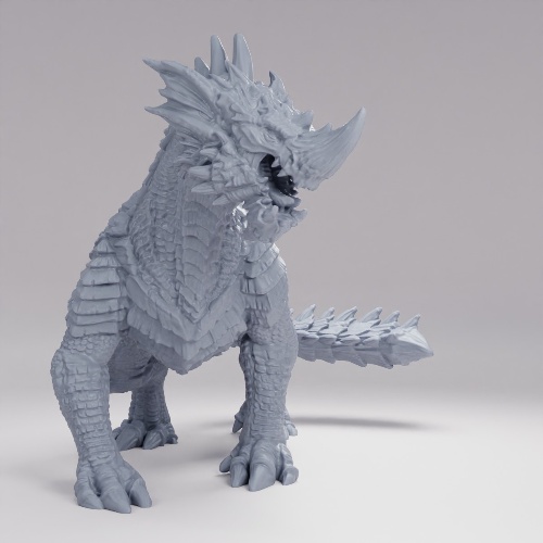 Picture of Blue Guard Drake Angry
