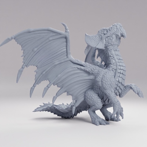 Picture of Brass Dragon Wyrmling