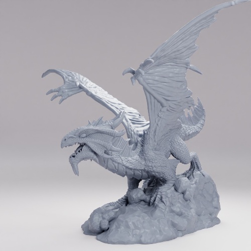 Picture of Bronze Dragon Wyrmling Angry