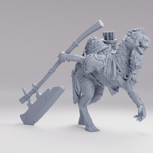 Picture of Camel Folk Warrior Axe