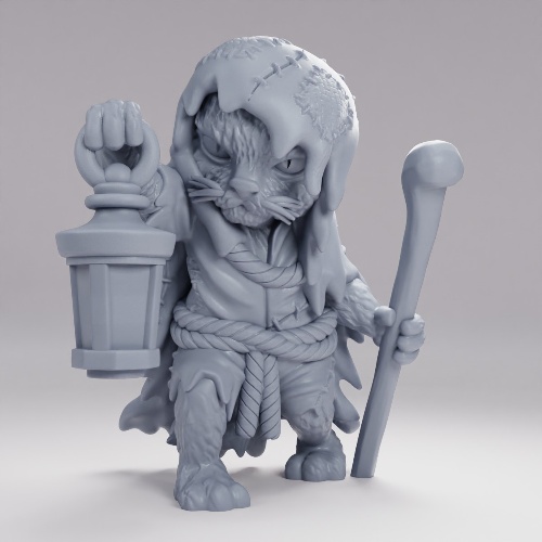 Picture of Cat Folk Tribe Lamp