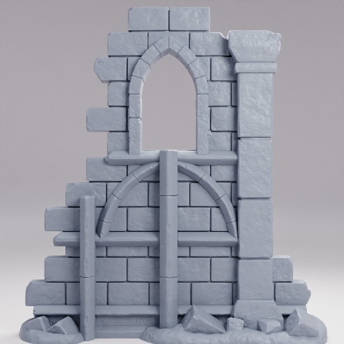 Picture of Church Ruins Window A