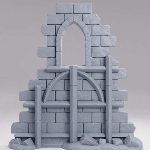 Picture of Church Ruins Window B