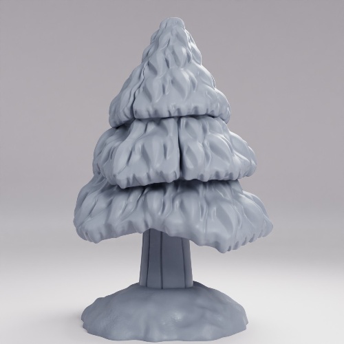 Picture of Cone Tree Short Without Snow