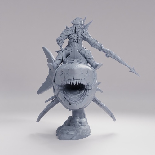 Picture of Cursed Captain Shark Mount