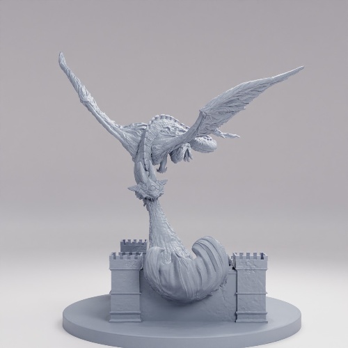 Picture of Cyclops Dragon Fire With Castle