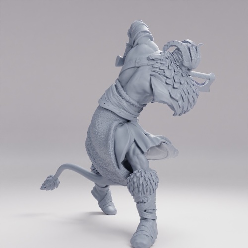 Picture of Devil Folk Barbarian Fighting