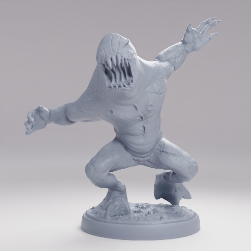 Picture of Dimensional Shambler Attacking On Base