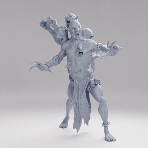 Picture of Dire Troll Attacking