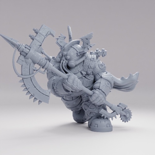 Picture of Diving Dwarf Adventurer Attack