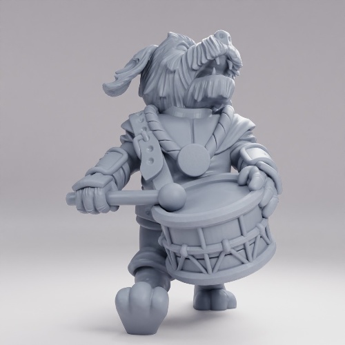 Picture of Dog Folk Tribe Bard