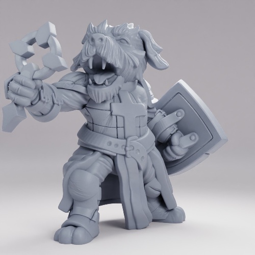 Picture of Dog Folk Tribe Cleric