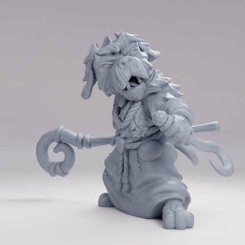 Picture of Dog Folk Tribe Druid