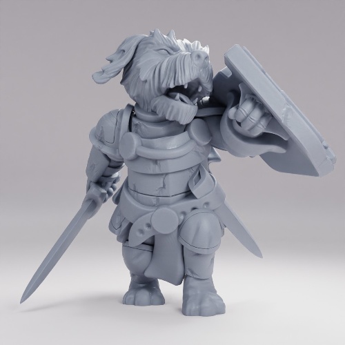 Picture of Dog Folk Tribe Knight