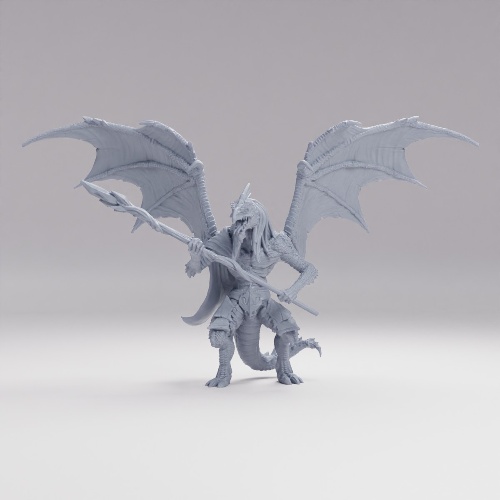 Picture of Draconic Demon White Scepter