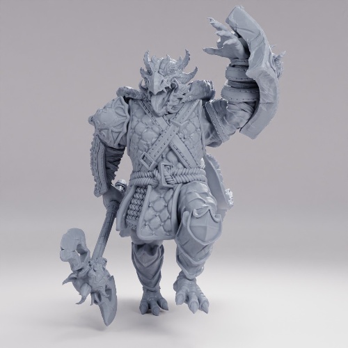 Picture of Dragonborn Warrior Attack