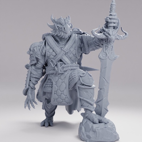 Picture of Dragonborn Warrior