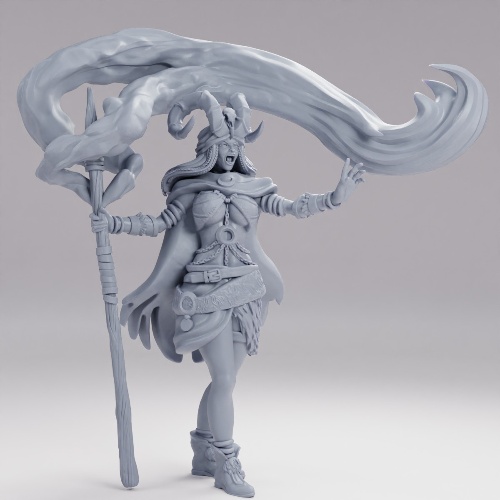 Picture of Druid Female Player Character Magic