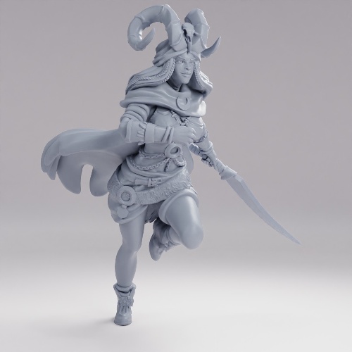 Picture of Druid Female Player Character Running