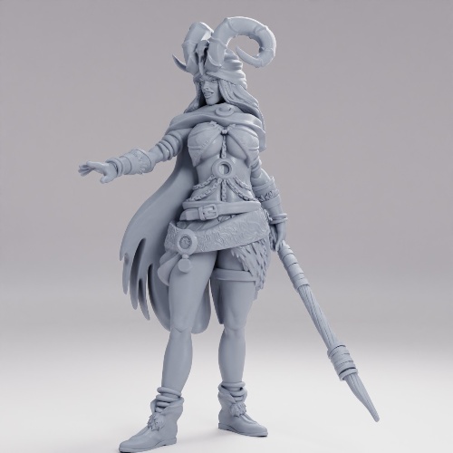 角を持つ森のシャーマン の画像