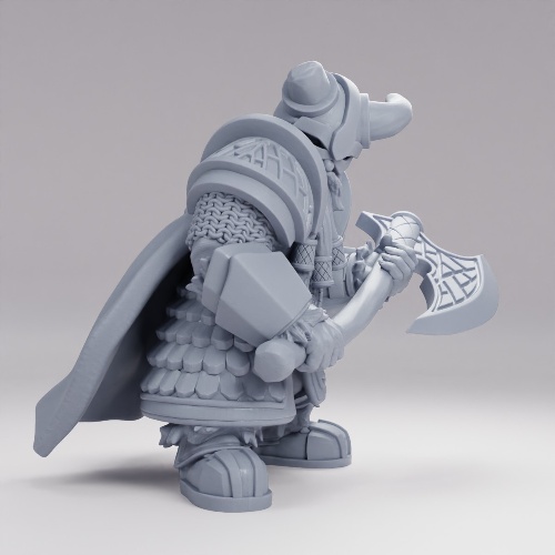 Picture of Dwarf Army Axe Warrior
