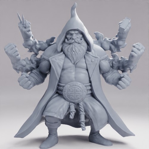 Picture of Dwarf Monk  B