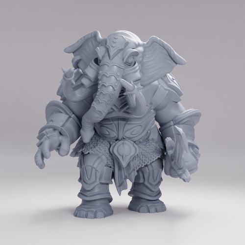 Picture of Elephant Folk Paladin