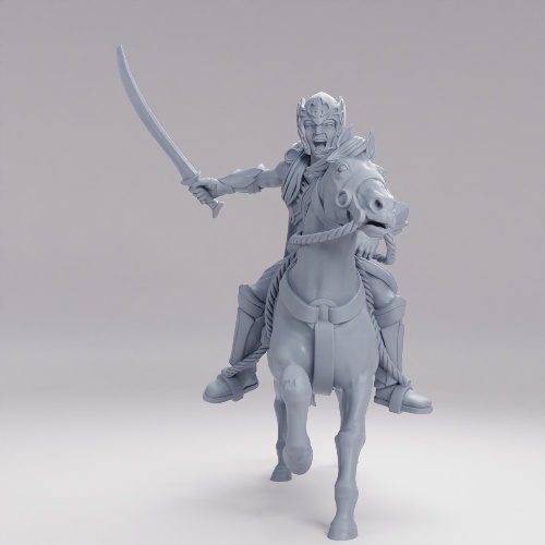 Picture of Elf Army Horse Warior