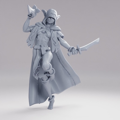 Picture of Elf Vampire Lady Attack Dagger