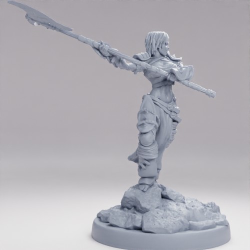 野生の森の長柄武器の達人 の画像
