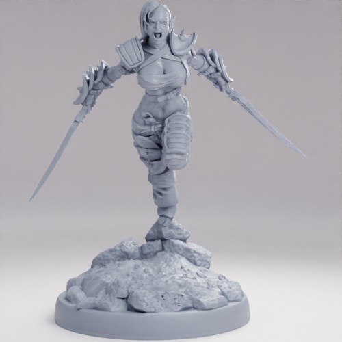 Picture of Elven Huntress Charging
