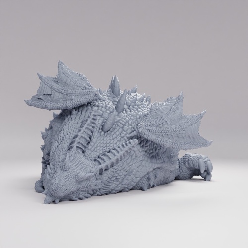 Picture of Fat Dragon Sleeping
