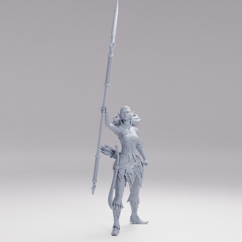 Picture of Fey Elf Autumn Spear