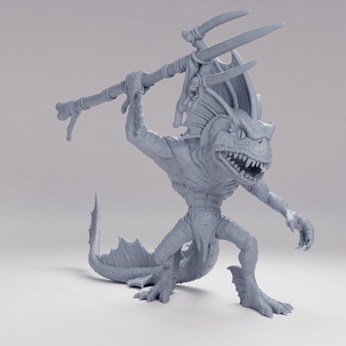 Picture of Fishfolk Warrior Throwing