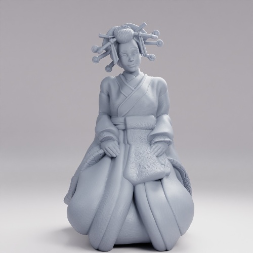 Picture of Geisha Sitting