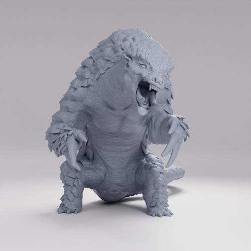 Picture of Giant Armadillo Angry