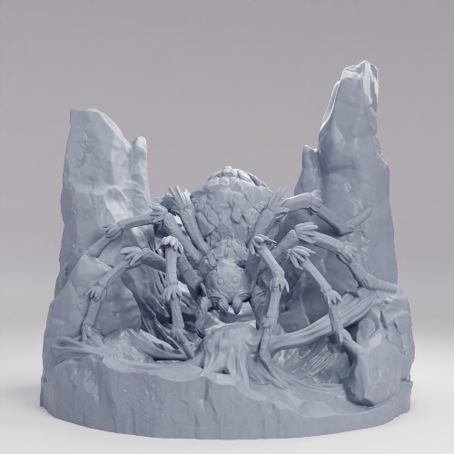 Picture of Giant Rock Spider Pray