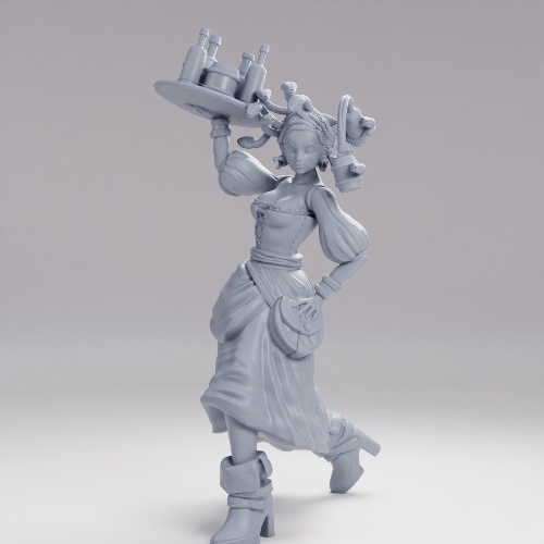 Picture of Gorgon Waitress Serving