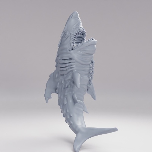 傷だらけのメガロドン の画像