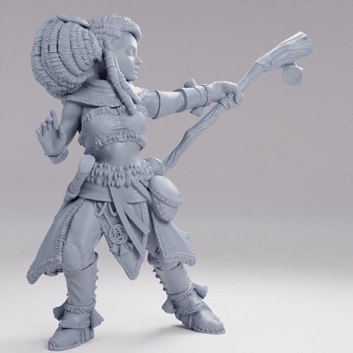 Picture of Halfling Druid Female Spellcast