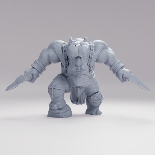 Picture of Hippo Warrior Double Axe